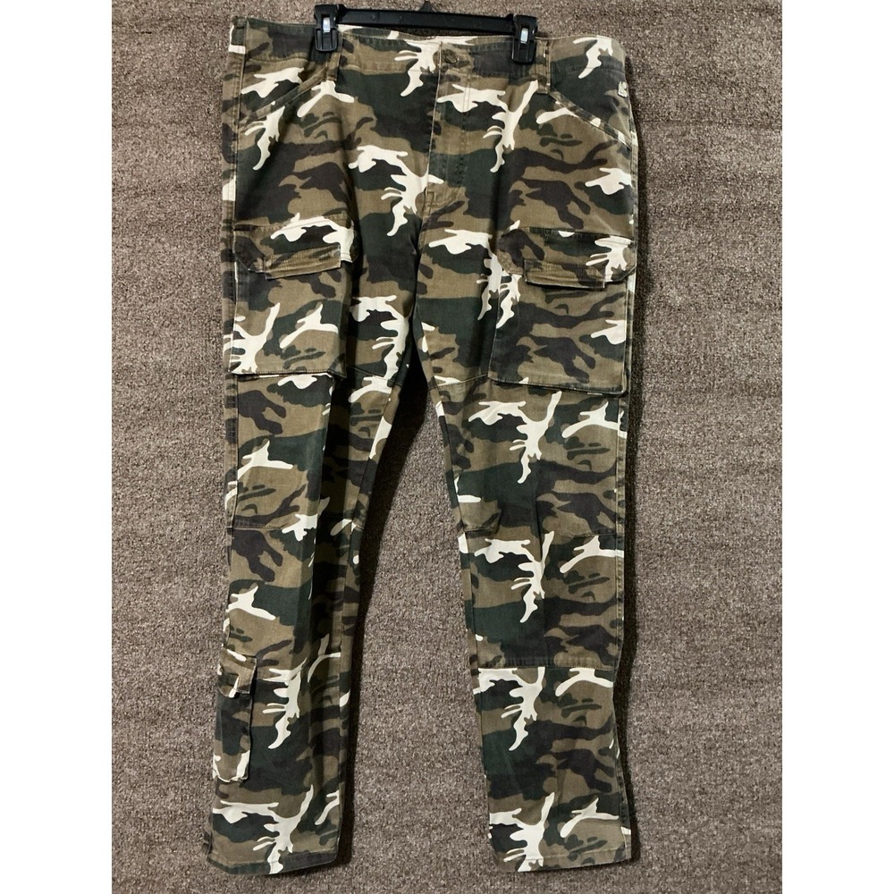Grindhouse Men's Camo Pants‎ 42x33 Cargo Reinforced Seat